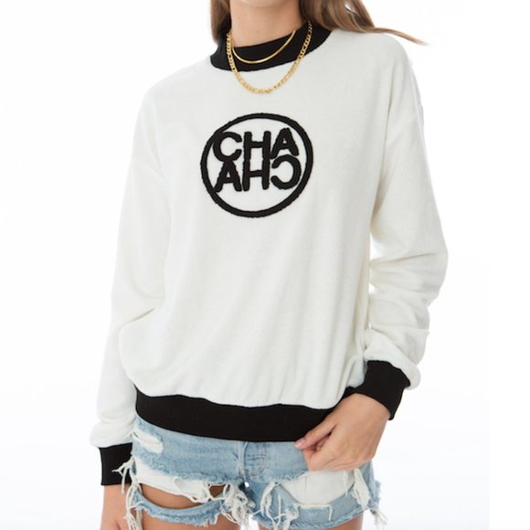 ellandemm - CHA CHA TERRY CLOTH SWEATSHIRT - Picture 1 of 1